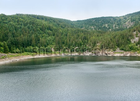 Jezioro góry plaży wody charakter rock Zdjęcia stock © prill