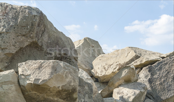 pile of boulders Stock photo © prill