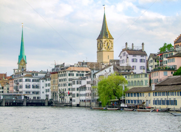 Zurich in Switzerland Stock photo © prill