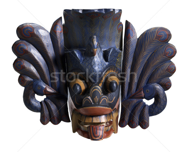 mask from Sri Lanka Stock photo © prill