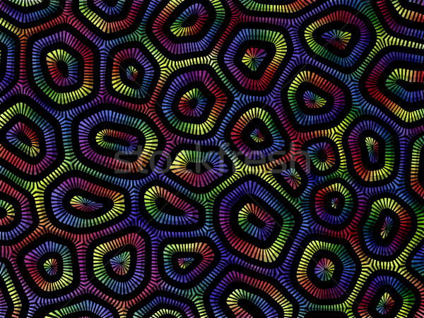 multicolored segmented line pattern Stock photo © prill