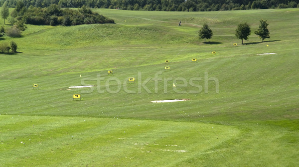 golf scenery at summer time Stock photo © prill