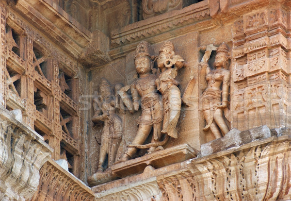 Detalle arquitectónico India edificio construcción arte arquitectura Foto stock © prill