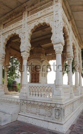 Gaitore Cenotaphs in Jaipur Stock photo © prill