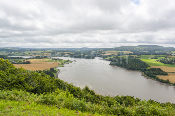 Aulne river in Brittany Stock photo © prill