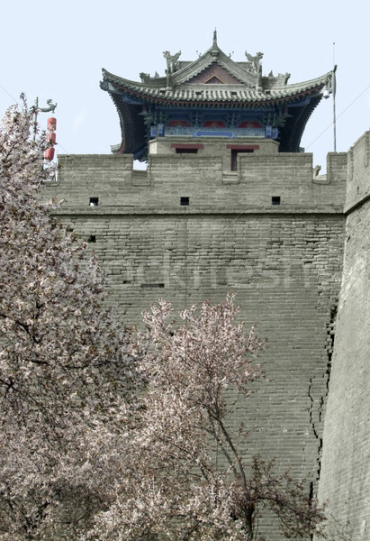 Xian city wall Stock photo © prill