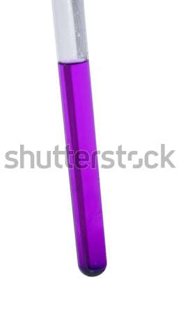 test glass with violet fluid Stock photo © prill