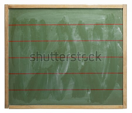 blackboard with red lines Stock photo © prill