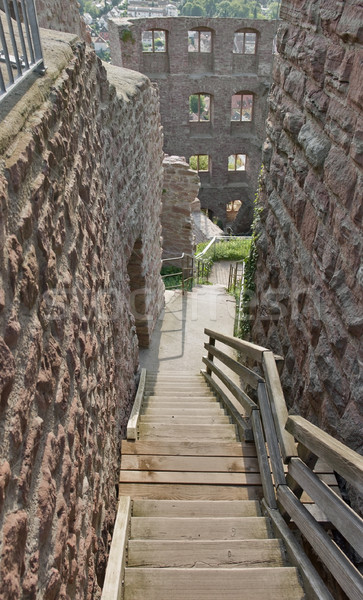 sunny Wertheim Castle detail Stock photo © prill