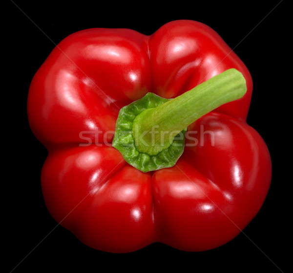 Paprika friss piros sötét hát zöldség Stock fotó © prill