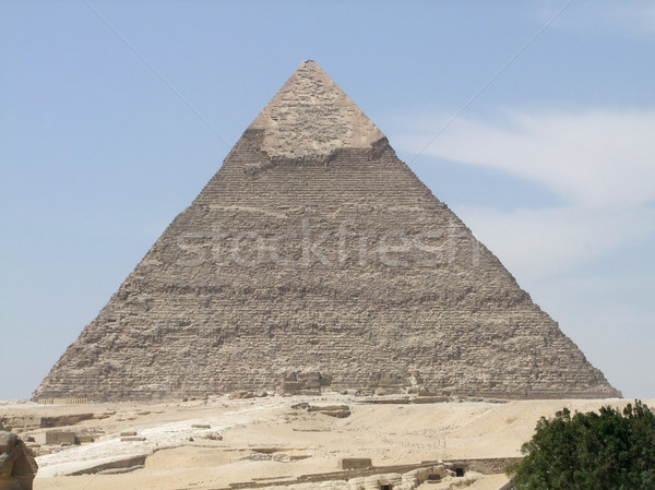 Piramidy słoneczny dekoracje około giza Egipt Zdjęcia stock © prill