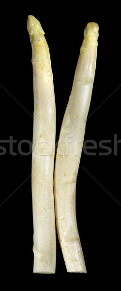 Stockfoto: Asperges · witte · groene · plantaardige · zwarte · Maakt · een · reservekopie