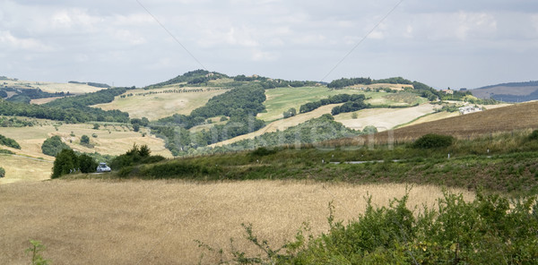 Toskania krajobraz panoramiczny dekoracje region Włochy Zdjęcia stock © prill