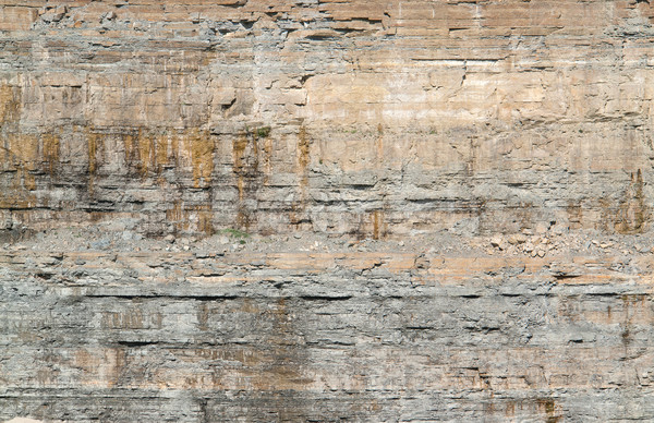 layered rock face Stock photo © prill
