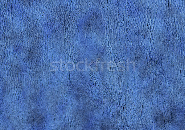 ストックフォト: フルフレーム · 革 · 抽象的な · 青 · 背景 · ヴィンテージ