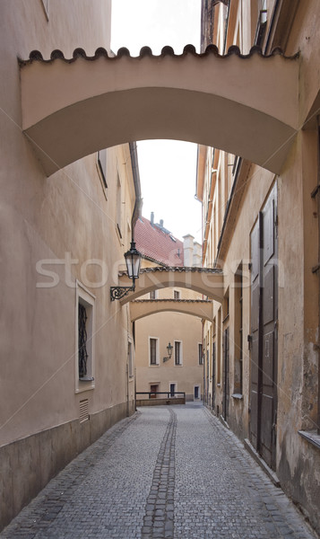 Prag Eindruck größte Stadt Tschechische Republik Gebäude Stock foto © prill