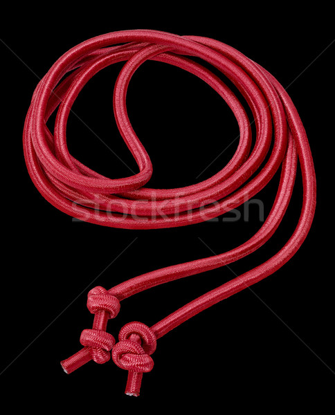 red rope in black back Stock photo © prill