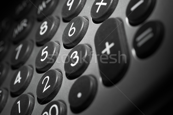 Stock photo: numerical pad detail