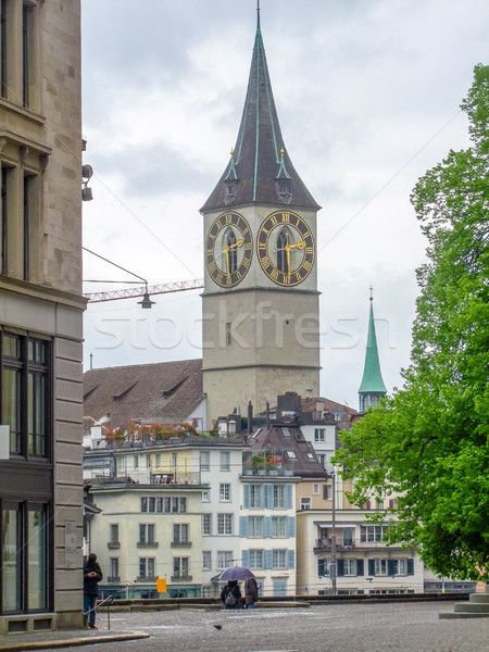 Zurich in Switzerland Stock photo © prill