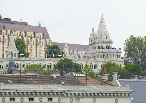 Fishermans Bastion in Budapest Stock photo © prill