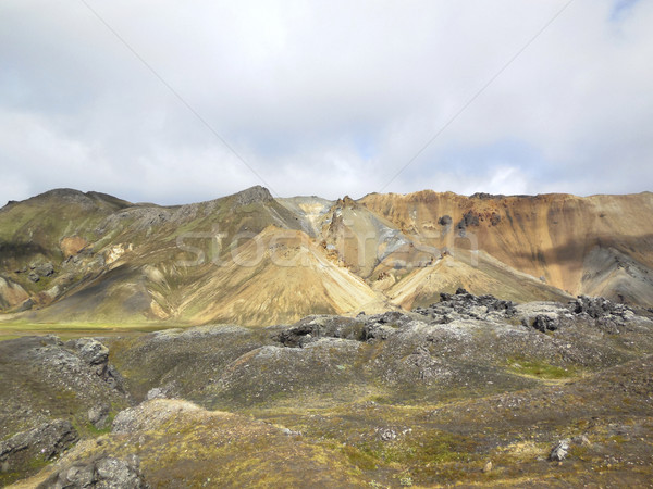 mountain scenery in Iceland Stock photo © prill