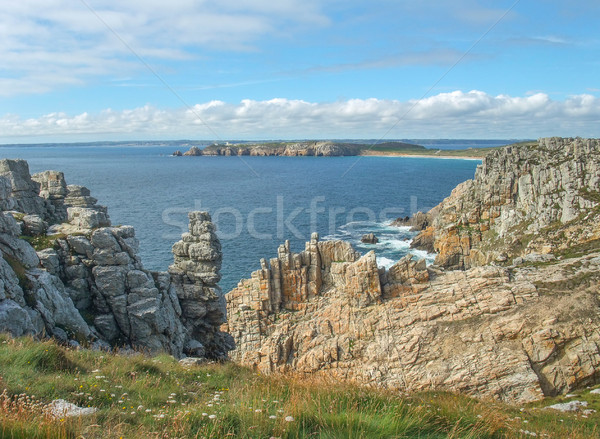 Crozon peninsula in Brittany Stock photo © prill