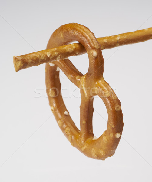 small lye pretzel closeup Stock photo © prill