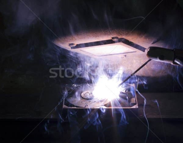 welding scenery Stock photo © prill