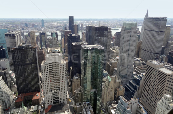 New York aerial view Stock photo © prill