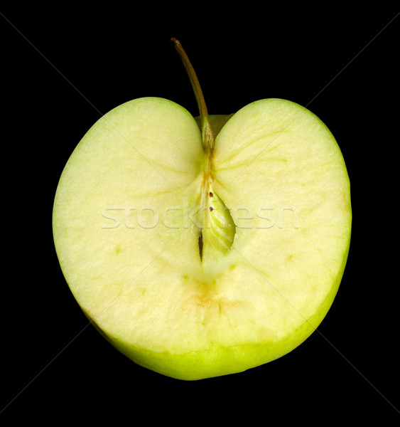 halved green apple Stock photo © prill