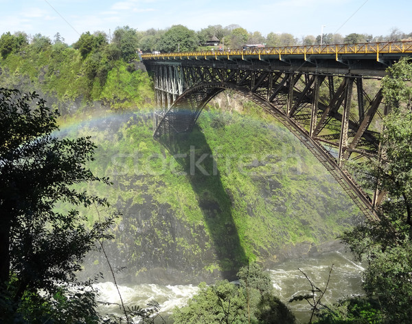 Victoria Falls bridge Stock photo © prill
