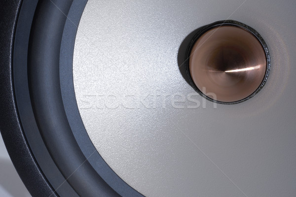 macro loudspeaker detail Stock photo © prill