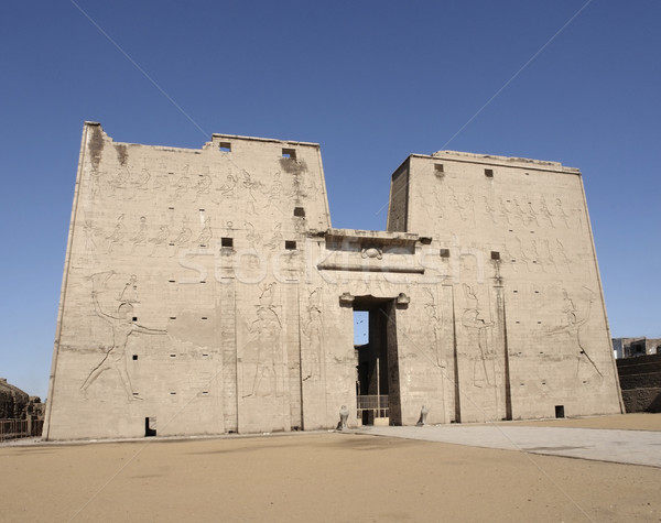 Temple of Edfu in Egypt Stock photo © prill