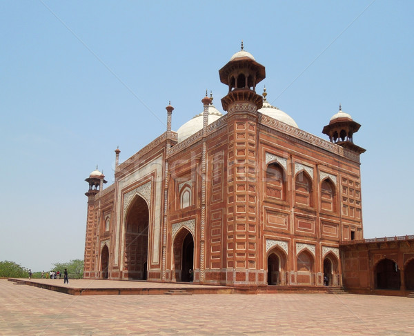 red Building in Agra Stock photo © prill
