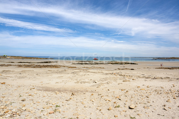 sunny beach in Brittany Stock photo © prill