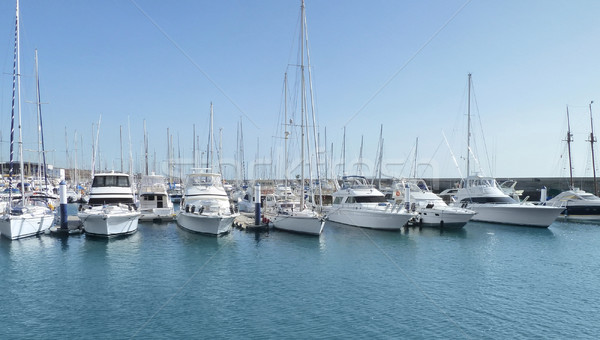 harbour at Lanzarote Stock photo © prill