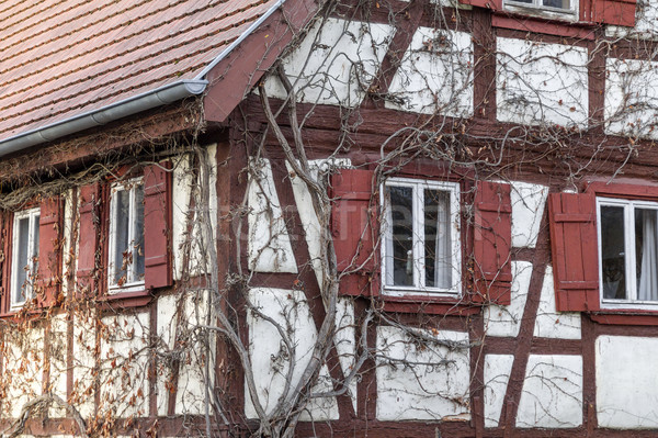 Oberregenbach in Hohenlohe Stock photo © prill