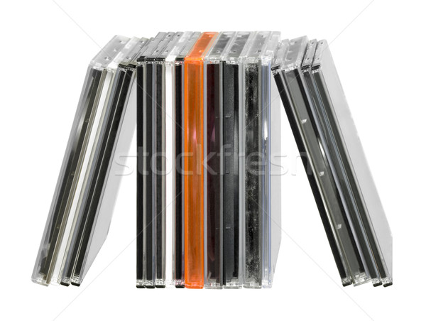 upright CD jewel cases Stock photo © prill