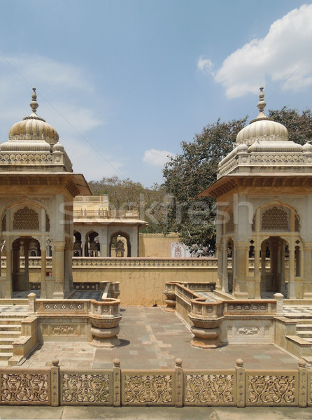 Gaitore Cenotaphs in Jaipur Stock photo © prill