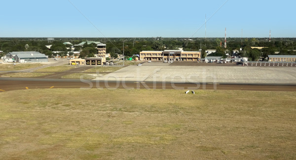 Aeroporto Botswana africa casa costruzione Foto d'archivio © prill