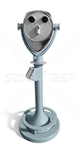 [[stock_photo]]: Pièce · télescope · ensoleillée · blanche · Retour