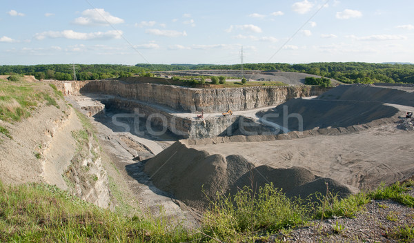 gravel quarry Stock photo © prill