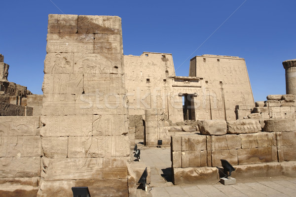 Temple of Edfu in Egypt Stock photo © prill