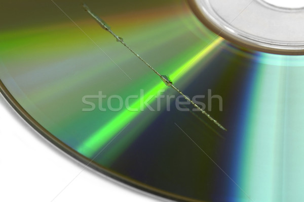 scratch on CD surface Stock photo © prill