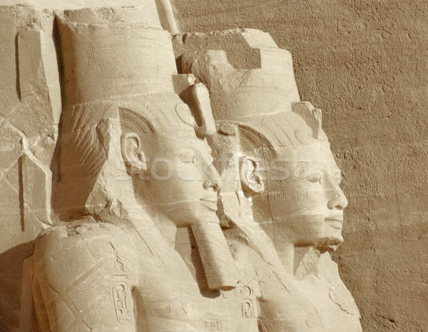 figures at Abu Simbel temples Stock photo © prill
