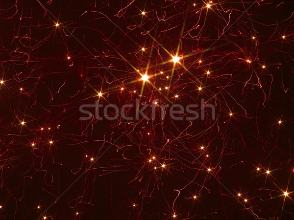 Tűzijáték csillagos kirakat sötét hát absztrakt Stock fotó © prill
