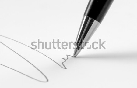 ballpen tip closeup Stock photo © prill