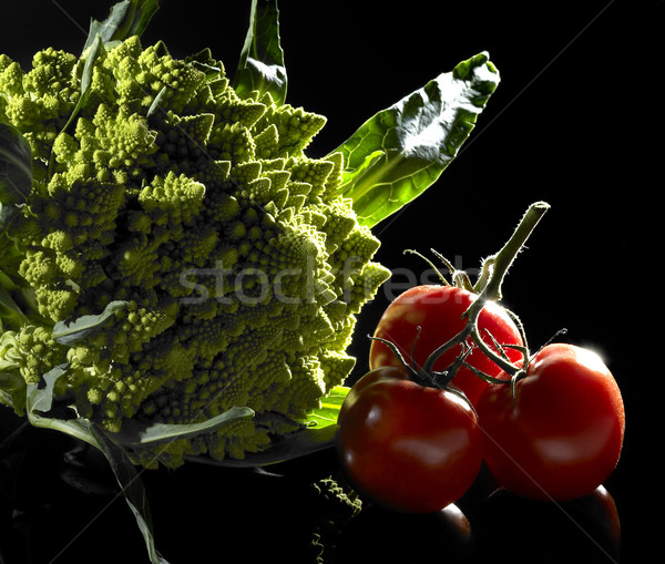 romanesco cauliflower and tomatoes Stock photo © prill