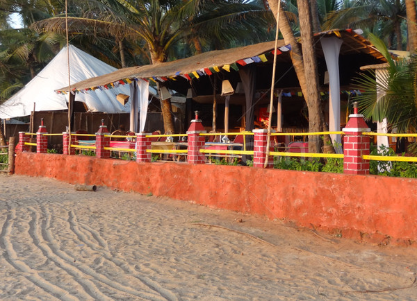 beach scenery in Goa Stock photo © prill