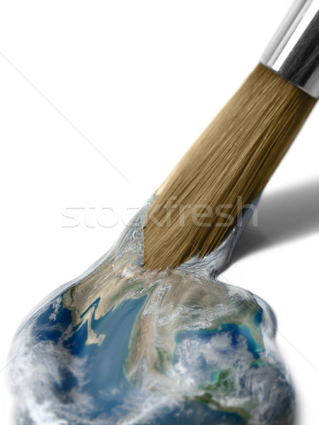 global paint Stock photo © prill